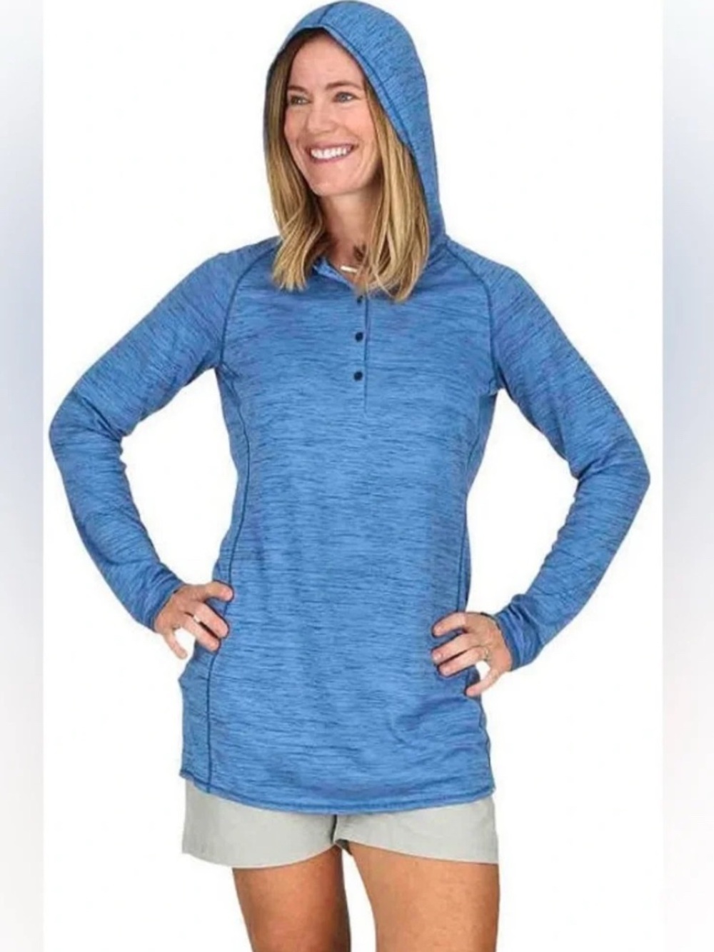 SIMMS Women's Madeira Cover Up Tunic Hoodie Large - Picture 7 of 7